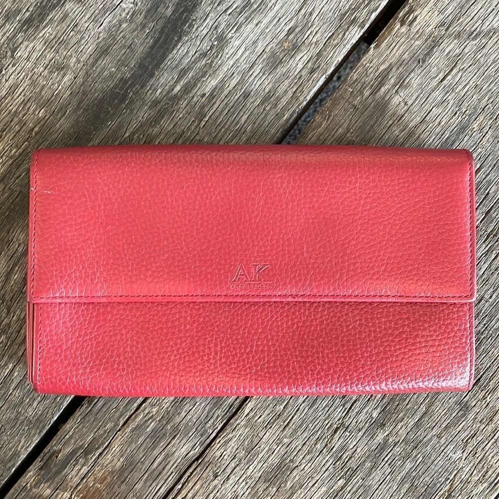 Ann Klein Leather Travel/Document Case aeauC